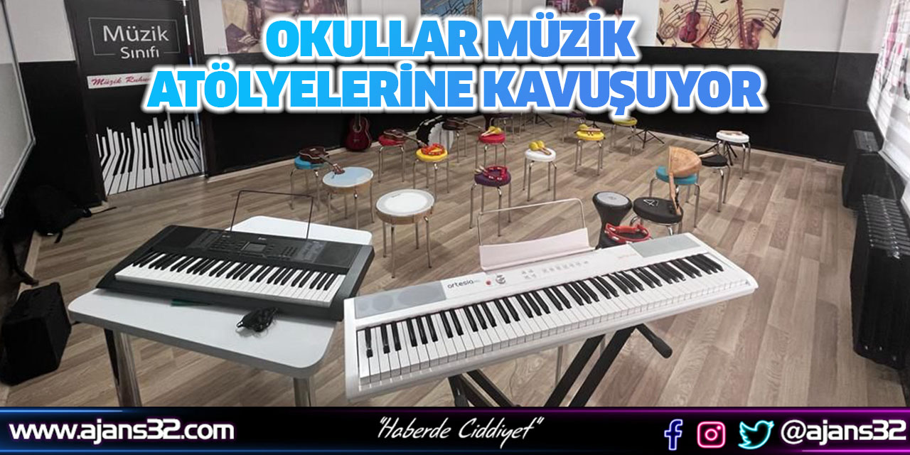 Isparta’da Okullar Müzik Atölyelerine Kavuşuyor