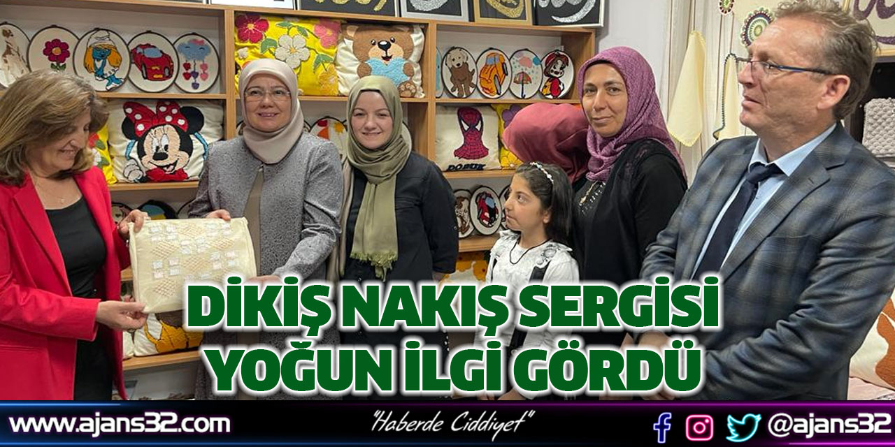 Dikiş Nakış Sergisi Yoğun İlgi Gördü