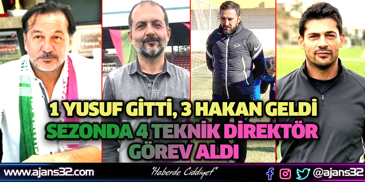 Sezonda 4 Teknik Direktör Görev Aldı: 1 Yusuf Gitti, 3 Hakan Geldi