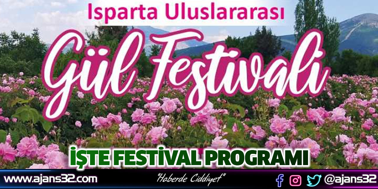 Gül Festivali Programı Belli Oldu