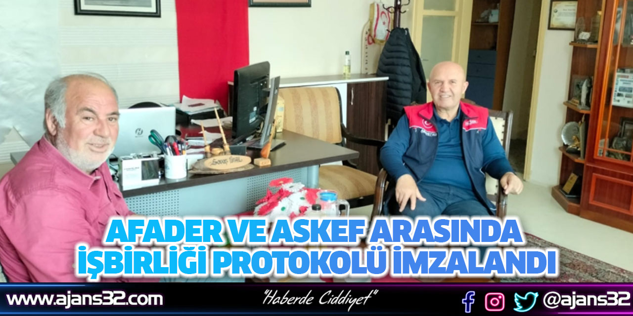 AFADER ve ASKEF Arasında İşbirliği Protokolü İmzalandı