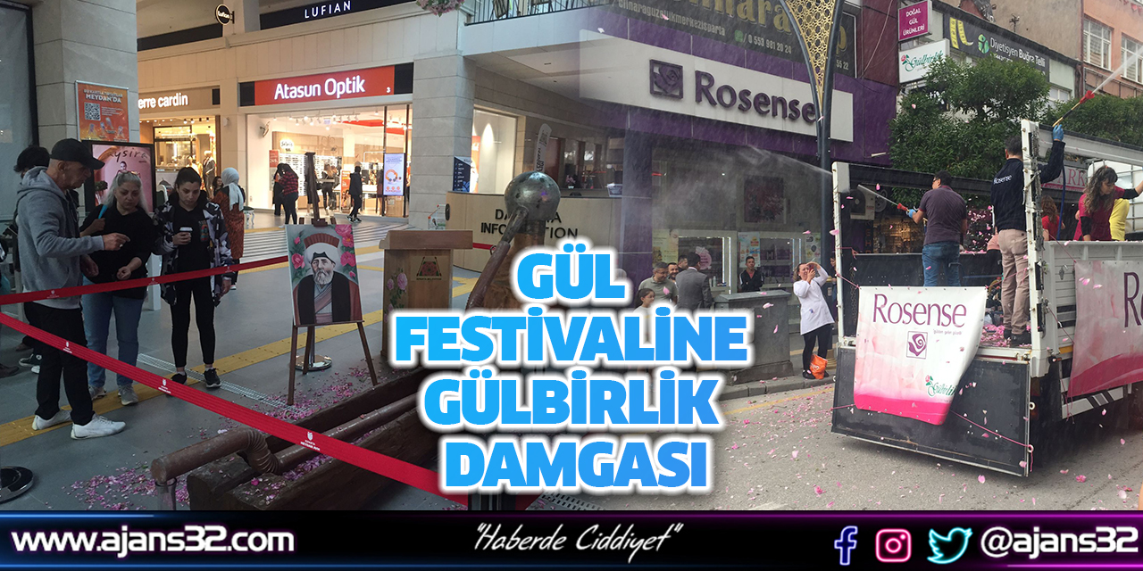 Gül Festivaline GÜLBİRLİK Damgası