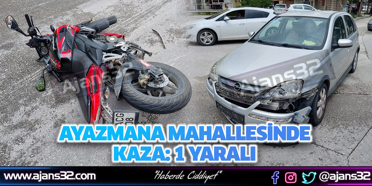 Ayazmana Mahallesinde Kaza: 1 Yaralı