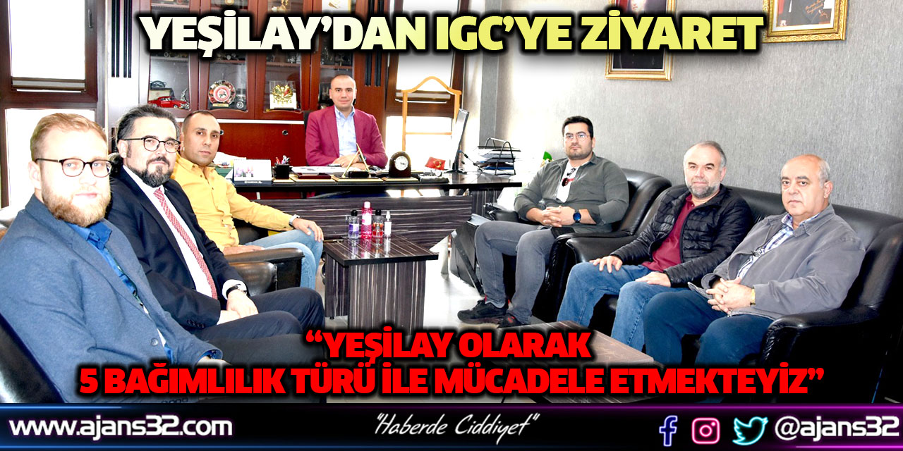 “Yeşilay Olarak 5 Bağımlılık Türü İle Mücadele Etmekteyiz”