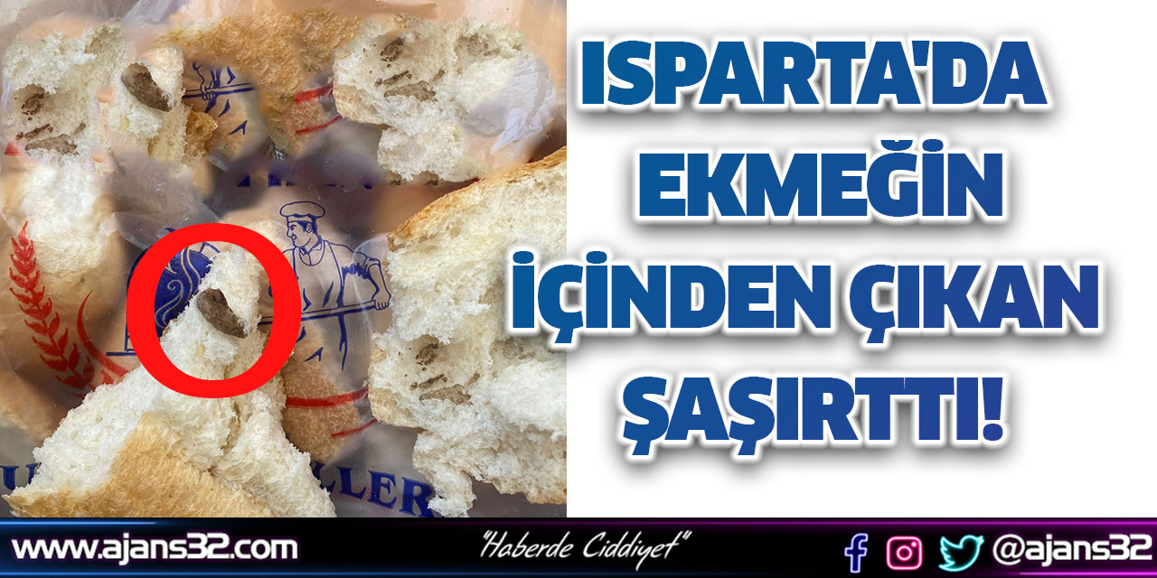 Isparta'da Ekmeğin İçinden Çıkan Şaşırttı!