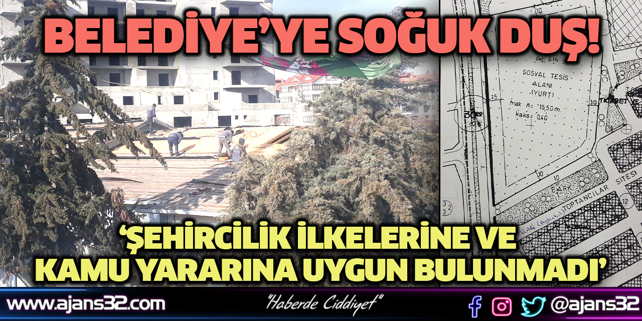 Belediye’ye Soğuk Duş!