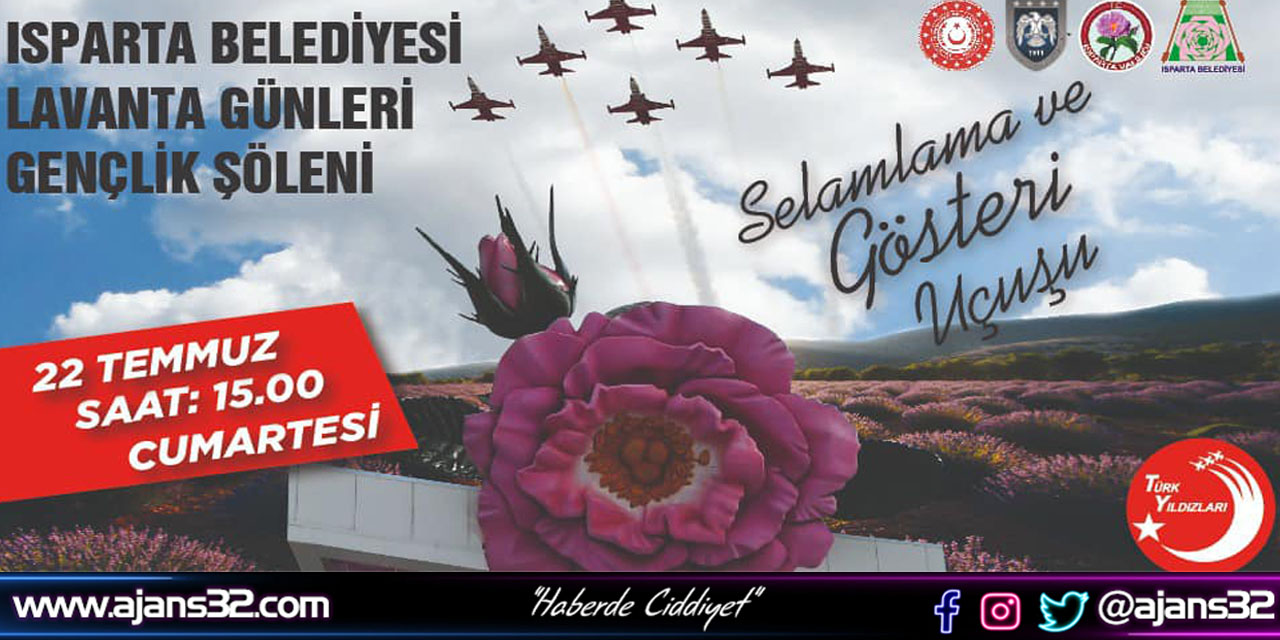 Türk Yıldızları Isparta Semalarında Olacak