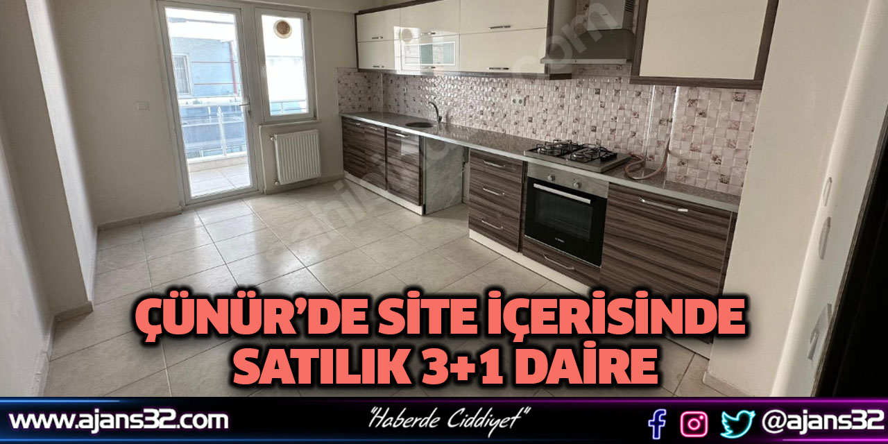 Çünür'de Site İçerisinde Satılık 3+1 Daire