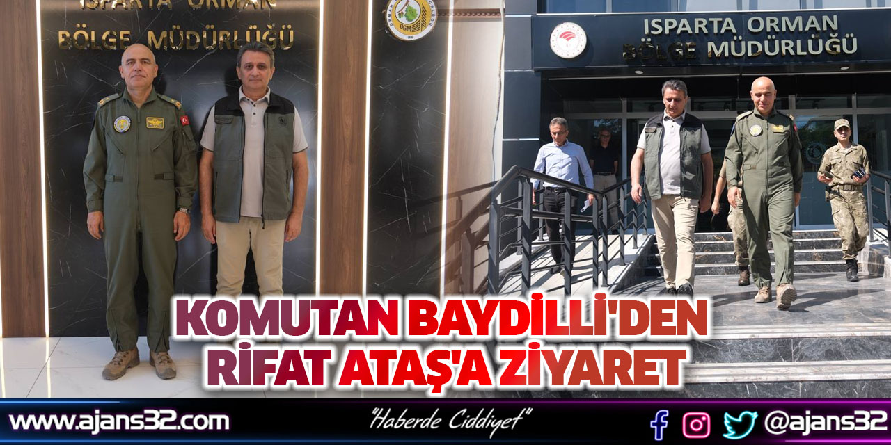 Komutan Baydilli'den Rifat Ataş'a ziyaret