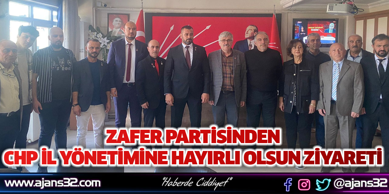 Zafer Partisinden CHP İl Yönetimine Hayırlı Olsun Ziyareti