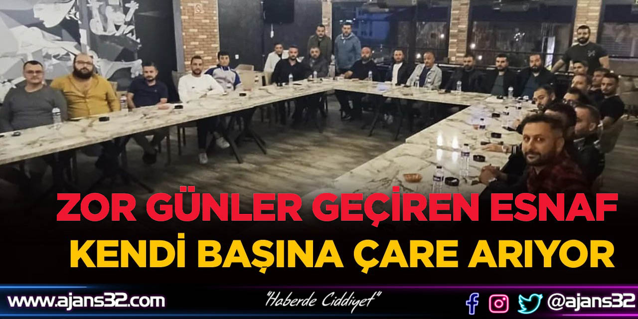 Esnaf Kendi Başına Çare Arıyor