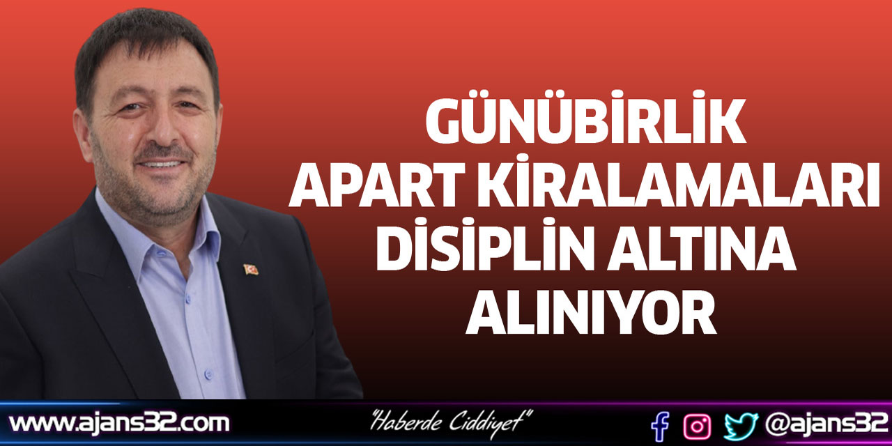 Günübirlik Apart Kiralamaları Disiplin Altına Alınıyor