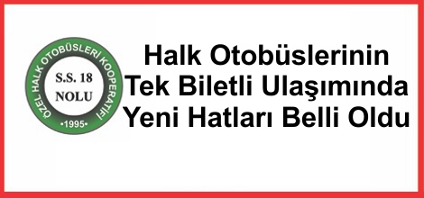 İşte Tek Biletli Otobüs Hatları