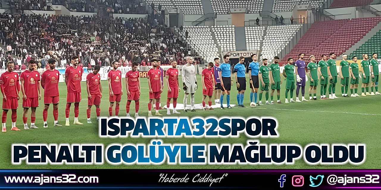 Isparta32spor Penaltı Golüyle Mağlup Oldu
