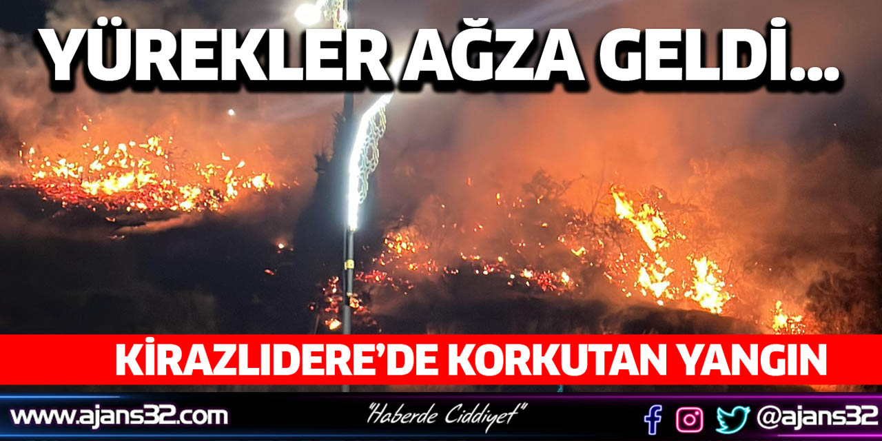 Kirazlıdere'de Yürekler Ağza Geldi