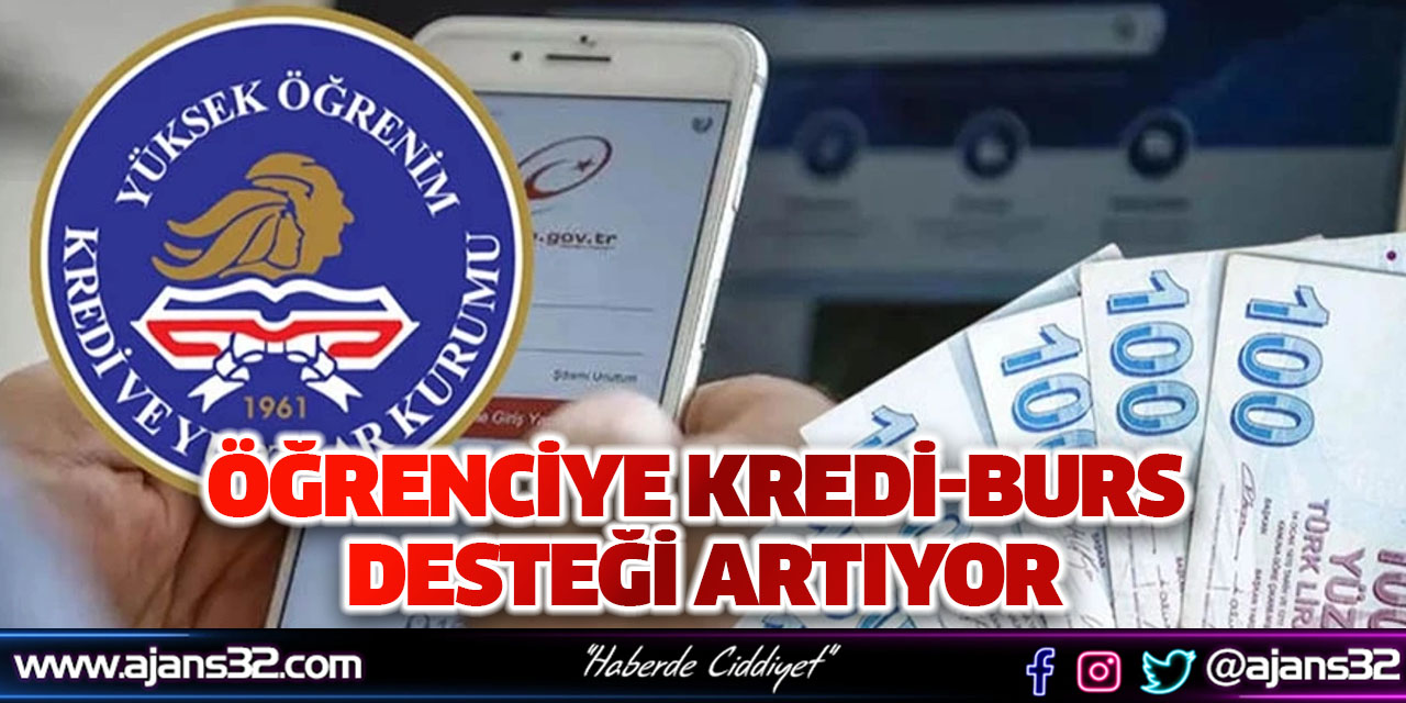 Öğrenciye kredi-Burs Desteği Artıyor