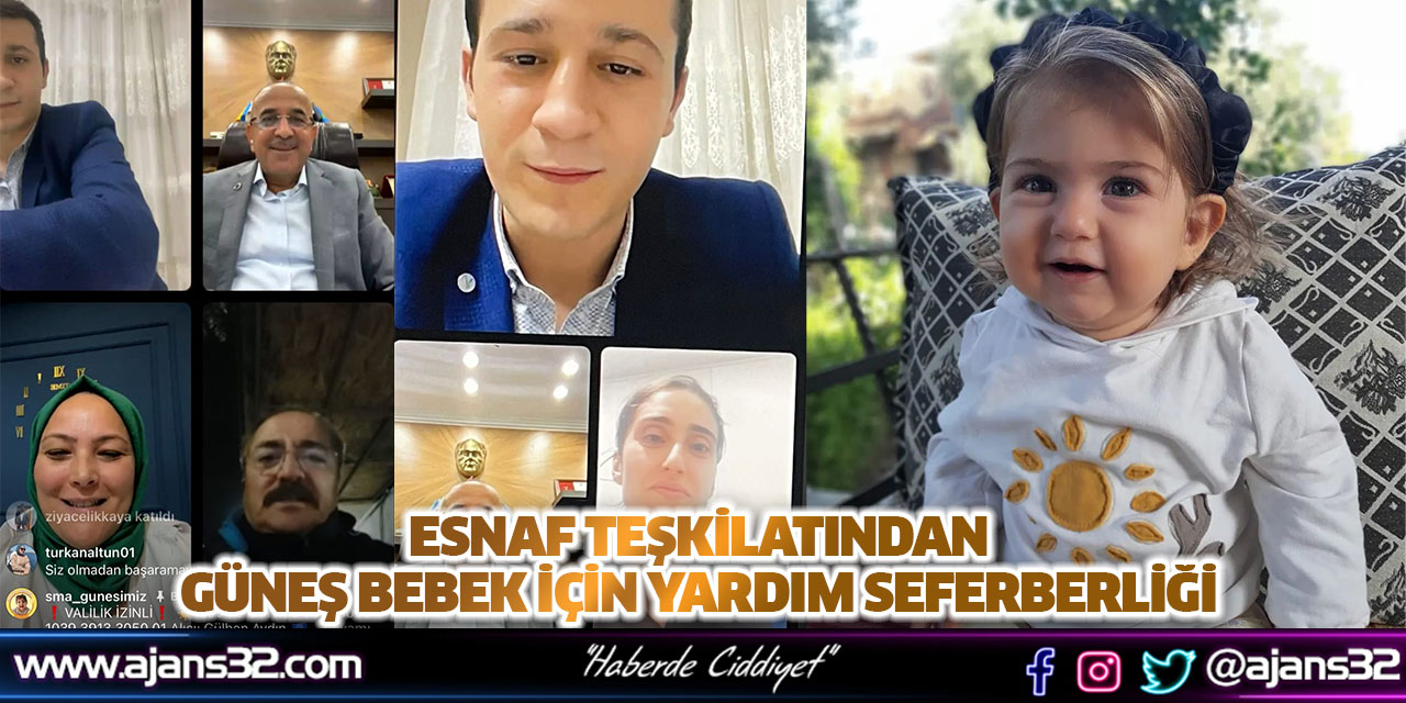 Esnaf Teşkilatından Güneş Bebek İçin Yardım Seferberliği