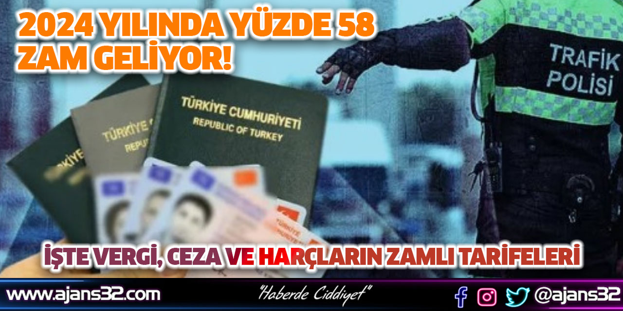 2024 Yılında Yüzde 58 Zam Geliyor!