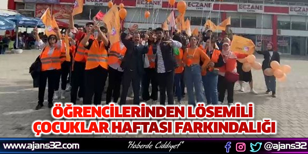 Öğrencilerinden Lösemili Çocuklar Haftası Farkındalığı