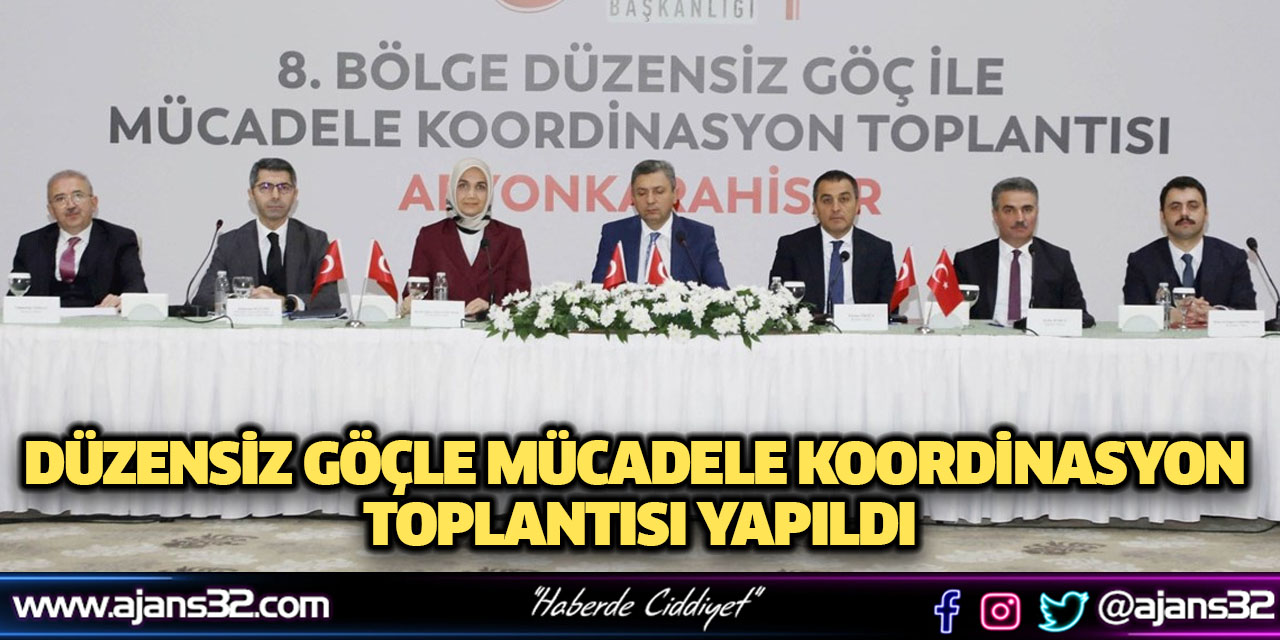 Düzensiz Göçle Mücadele Koordinasyon Toplantısı Yapıldı