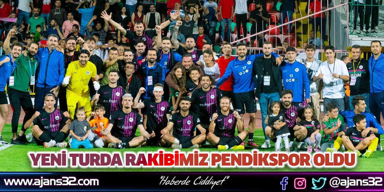 Yeni Turda Rakibimiz Pendikspor Oldu