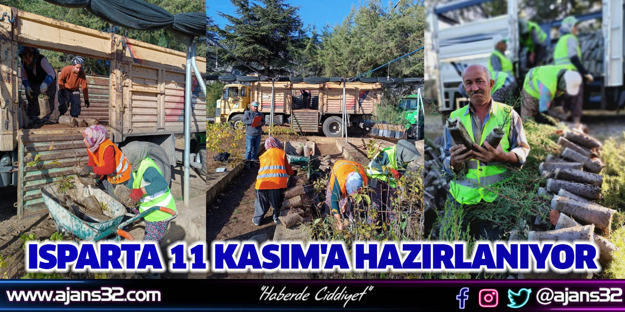 Isparta 11 Kasım'a Hazırlanıyor