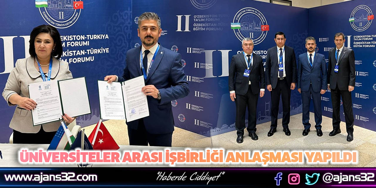 Üniversiteler Arası İşbirliği Anlaşması Yapıldı