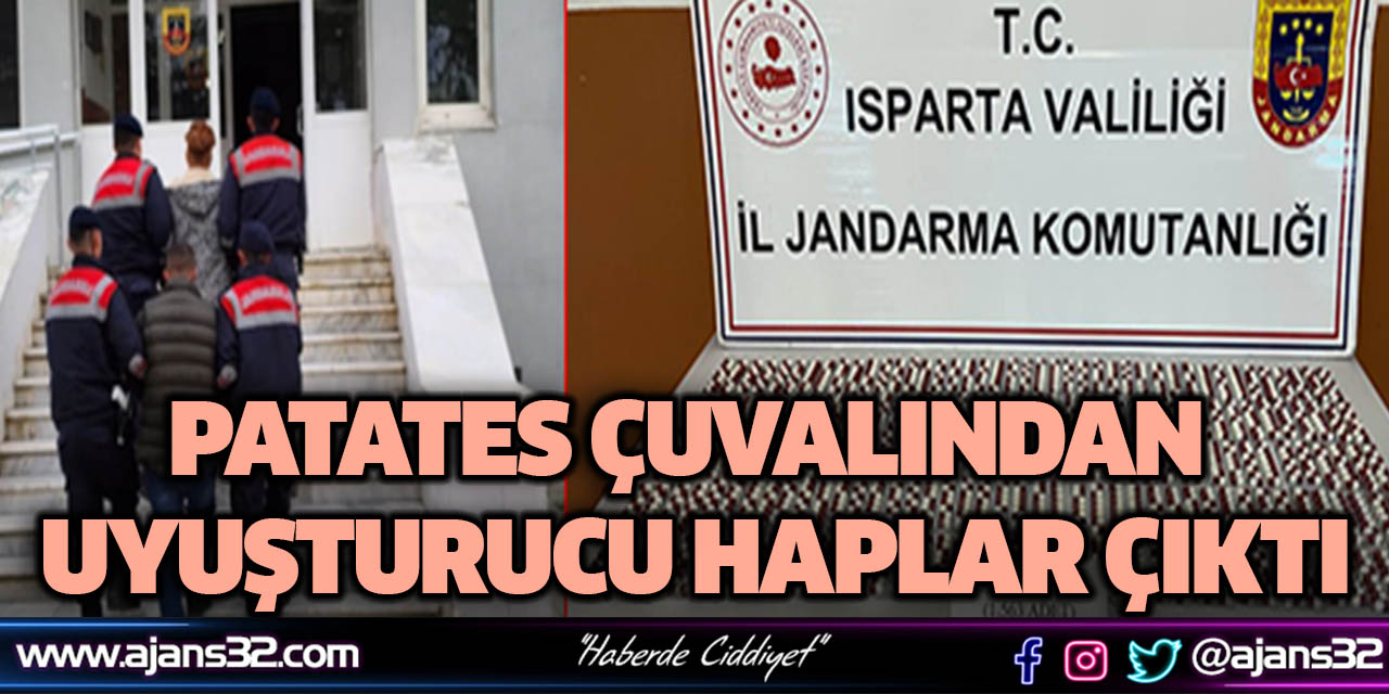 Patates Çuvalından Uyuşturucu Haplar Çıktı