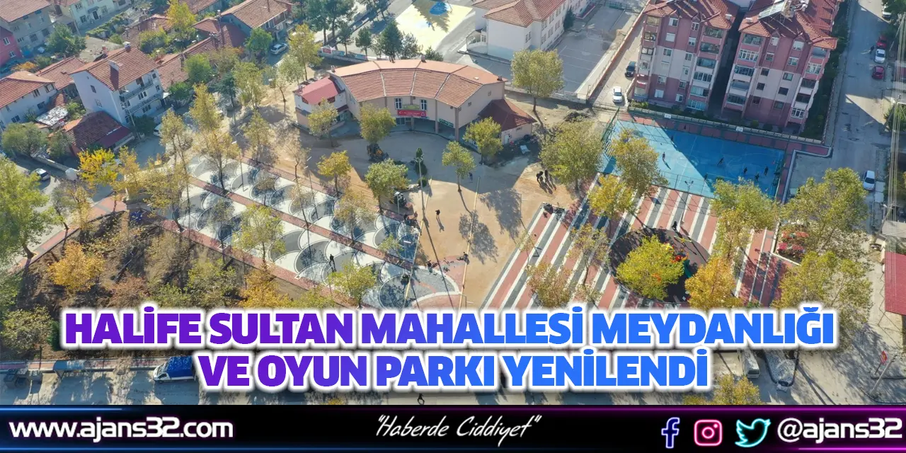Halife Sultan Mahallesi Meydanlığı Ve Oyun Parkı Yenilendi