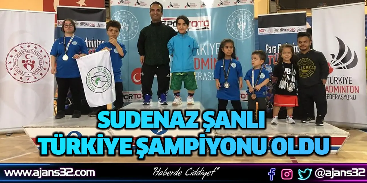 Sudenaz Şanlı Türkiye Şampiyonu Oldu