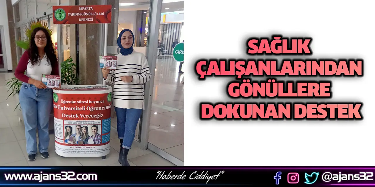 Sağlık Çalışanlarından Gönüllere Dokunan Destek