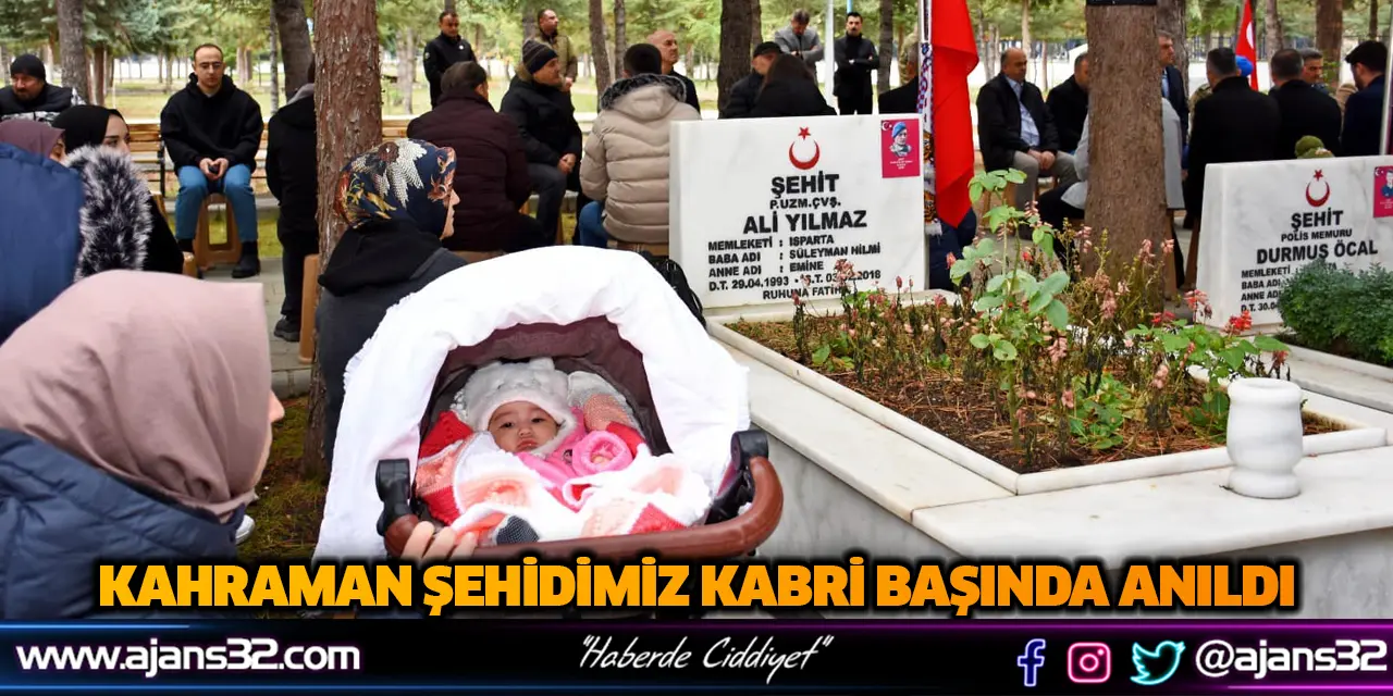 Kahraman Şehidimiz Kabri Başında Anıldı