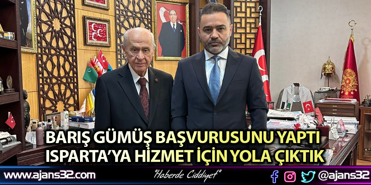 Barış Gümüş Başvurusunu Yaptı