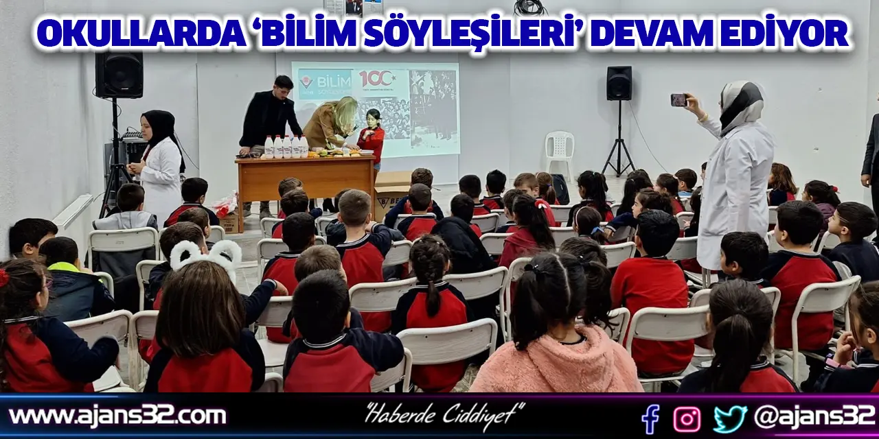 Okullarda ‘Bilim Söyleşileri’ Devam Ediyor