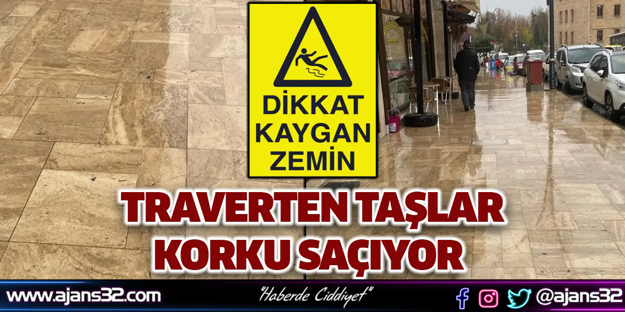 Traverten Taşlar Korku Saçıyor