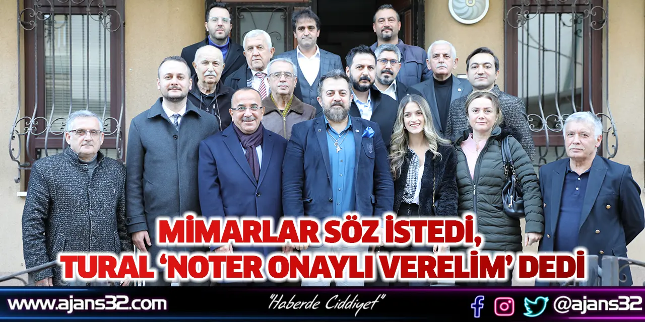 Mimarlar Söz İstedi, Tural ‘Noter Onaylı Verelim’ Dedi