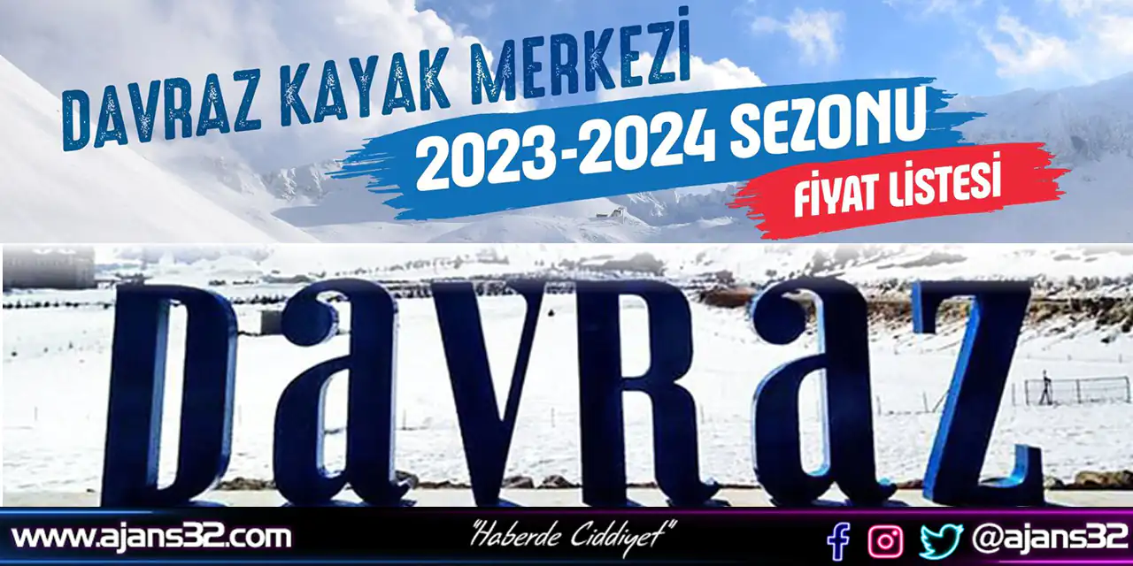 Davraz'da 2023-24 Sezonu Ücret Tarifesi Belirlendi