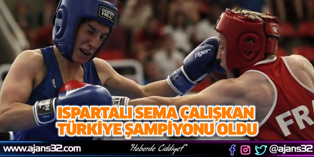Ispartalı Sema Çalışkan Türkiye Şampiyonu Oldu