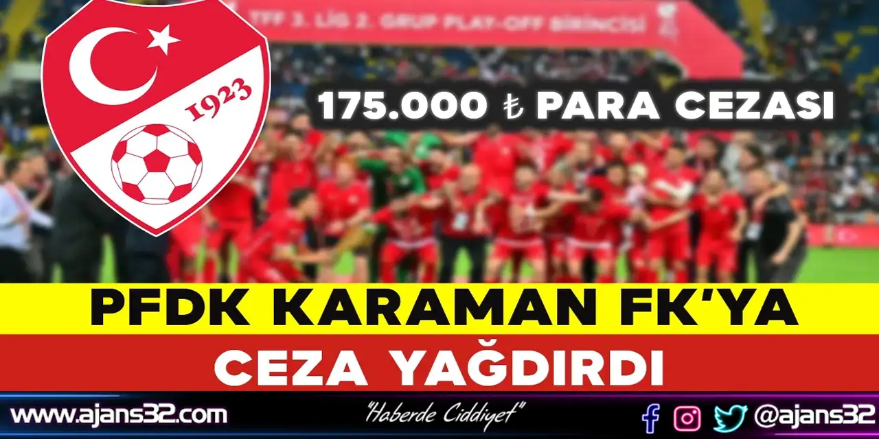 Olaylı Maçın Faturası Karaman FK'ya Ağır Oldu