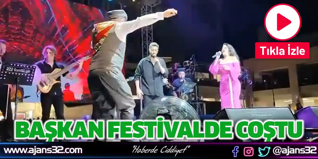 Başkan Festivalde Coştu (Video)