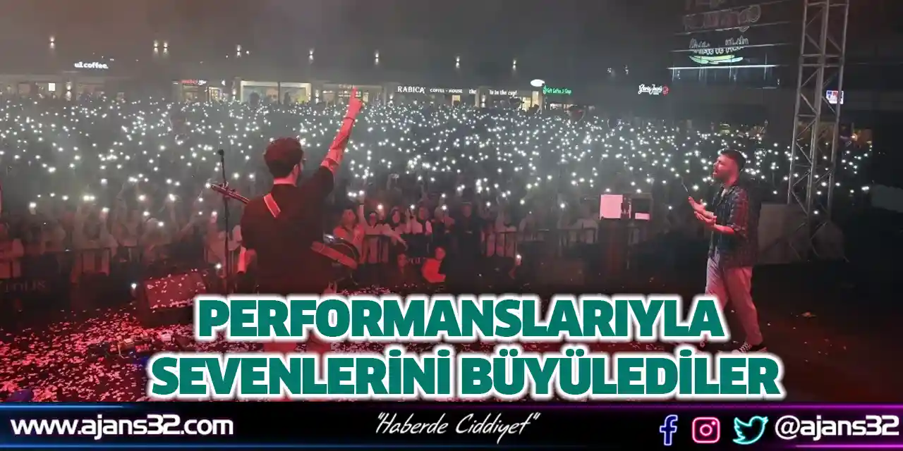 Performanslarıyla Sevenlerini Büyülediler