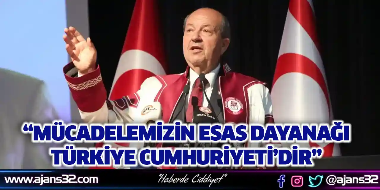 KKTC Cumhurbaşkanı Ersin Tatar'a Fahri Doktora Payesi.