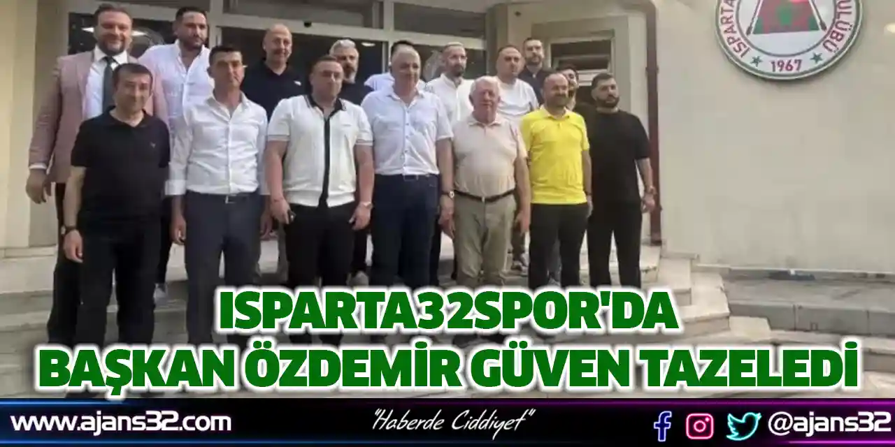Isparta32spor'da Başkan Özdemir Güven Tazeledi