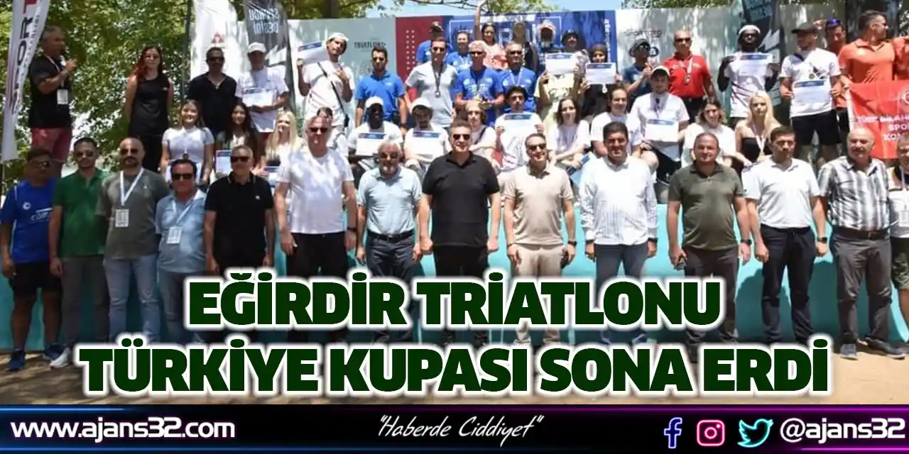 Eğirdir Triatlonu Türkiye Kupası Sona Erdi