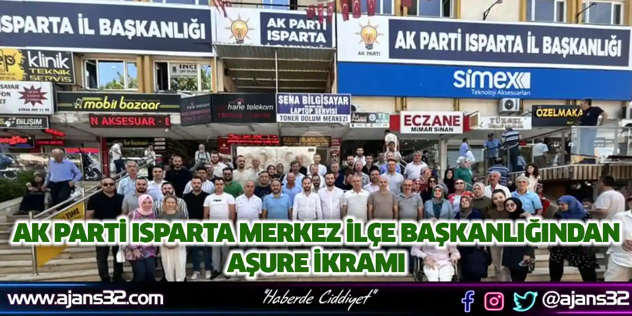 Ak Parti Isparta Merkez İlçe Başkanlığından Aşure İkramı