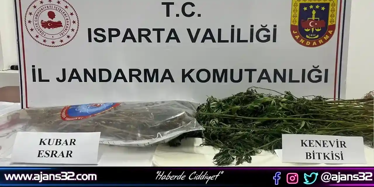 215 Gram Esrar Maddesi ve 39 Kök Kenevir Ele Geçirildi