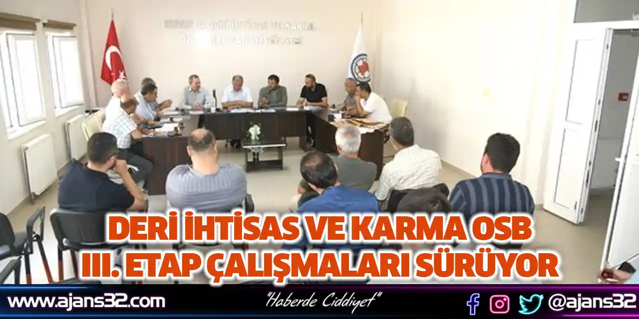 Deri İhtisas ve Karma OSB III. Etap çalışmaları Sürüyor