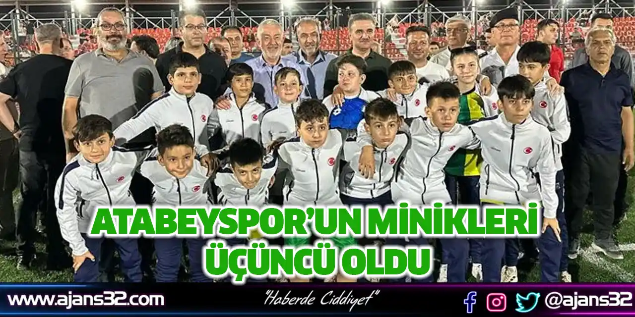 Atabeyspor’un Minikleri Üçüncü Oldu