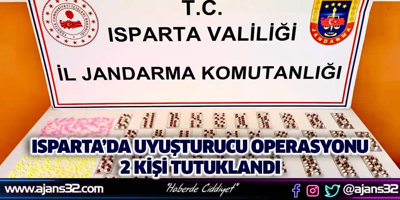 Isparta’da Uyuşturucu Operasyonu: 2 Kişi Tutuklandı