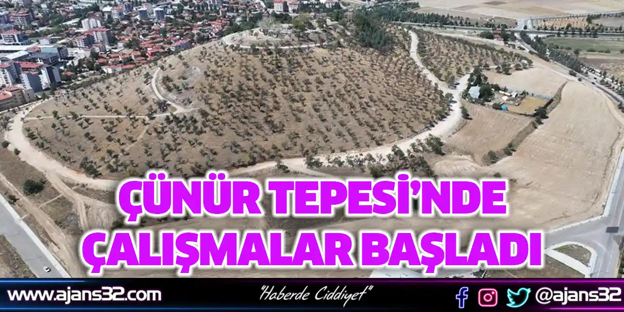 Çünür Tepesi’nde Çalışmalar Başladı